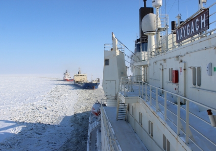 Атомный ледокол «Вайгач» прошел во льдах 1 млн морских миль
