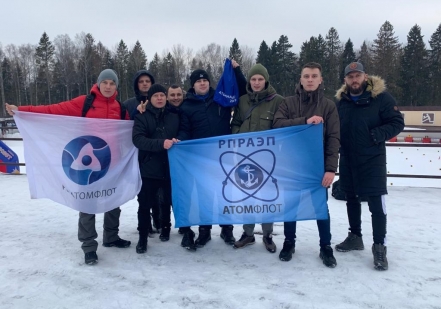 «Атомфлот» - бронзовый призер лыжных гонок «Атомиады - 2019»