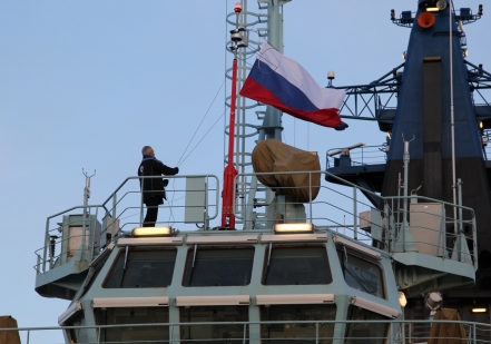 На атомном ледоколе «Сибирь» Росатомфлота поднят государственный флаг